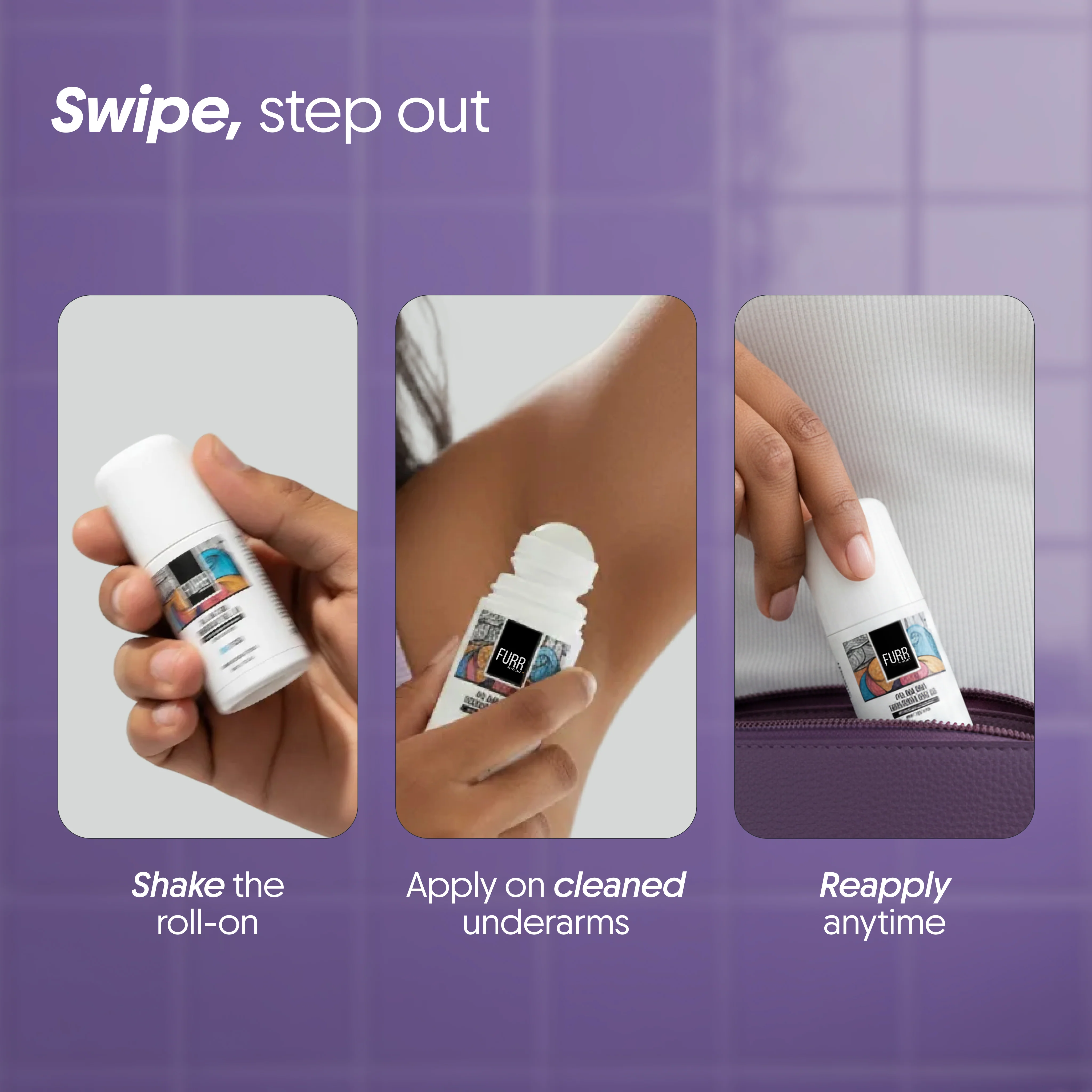 4% AHA BHA Underarm Roll-On - Aqua - Image 4