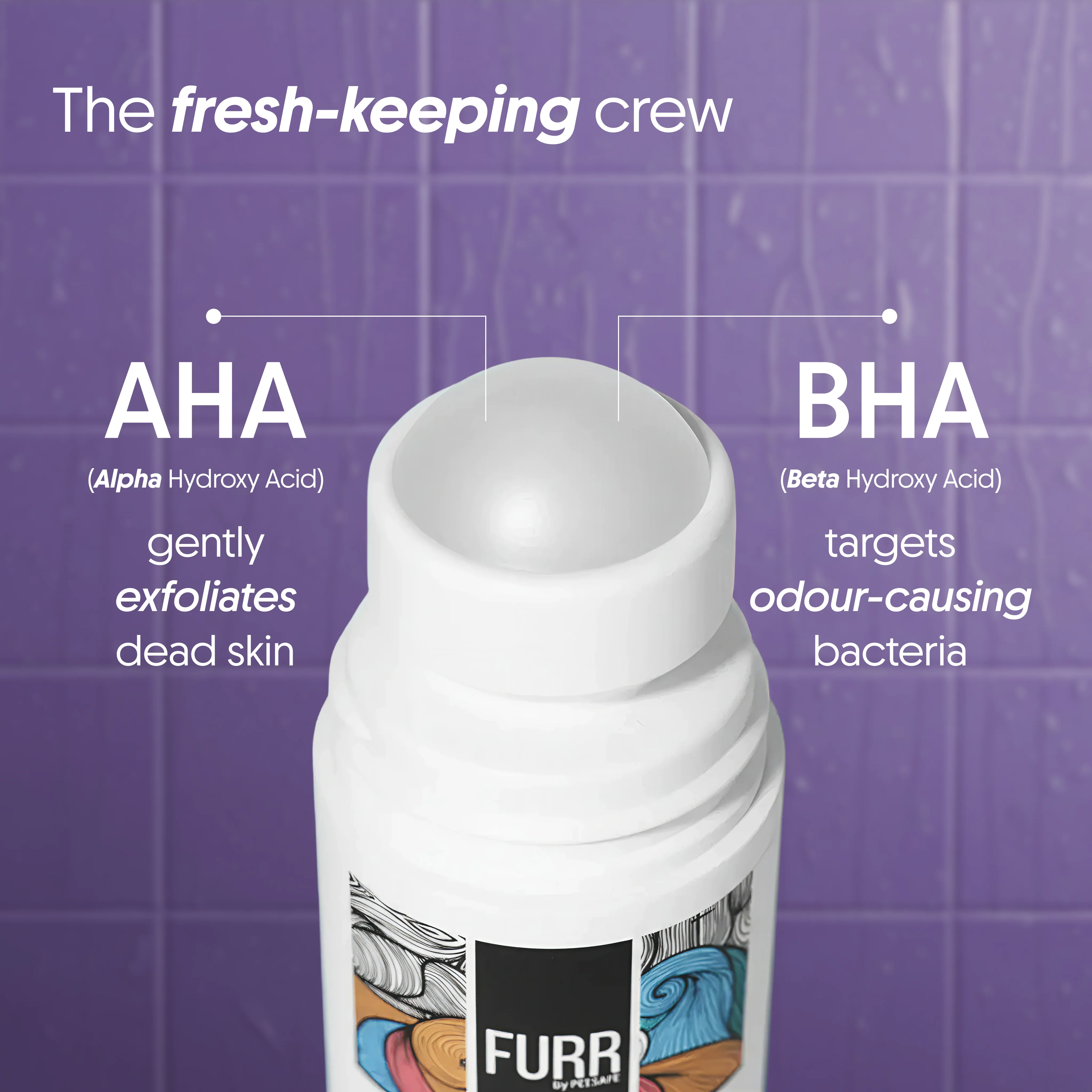 4% AHA BHA Underarm Roll-On - Aqua - Image 5