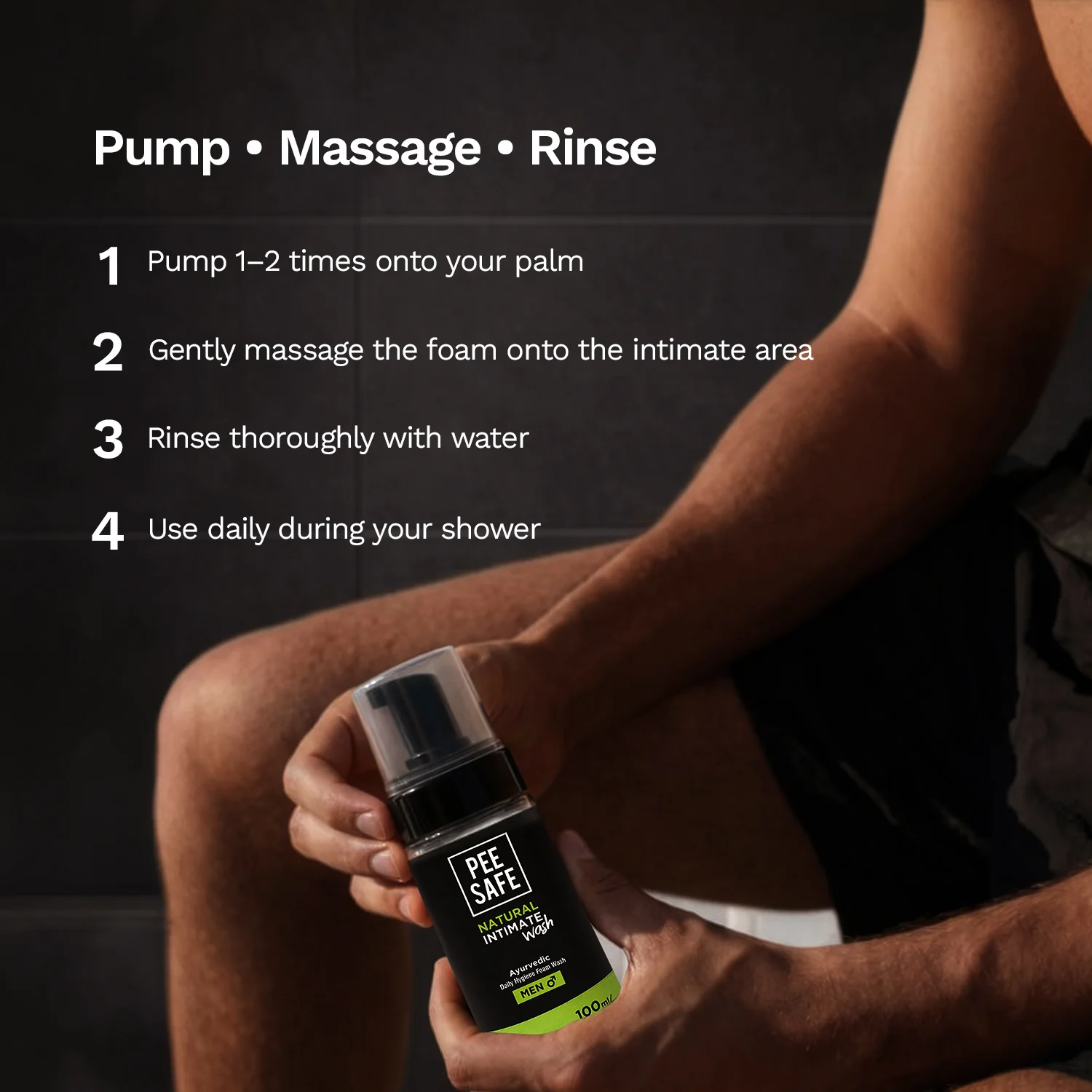 Daily Natural Intimate Wash For Men (100 ML) - Image 7