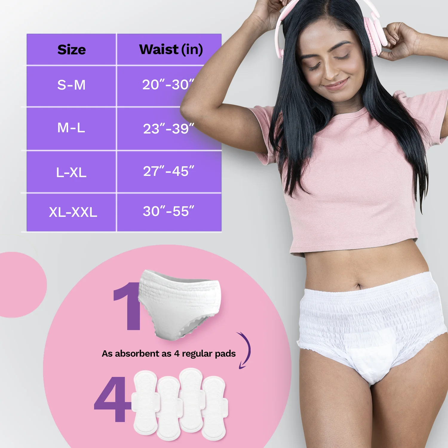 Comfort Period Panty (L-XL) 4N - Image 7