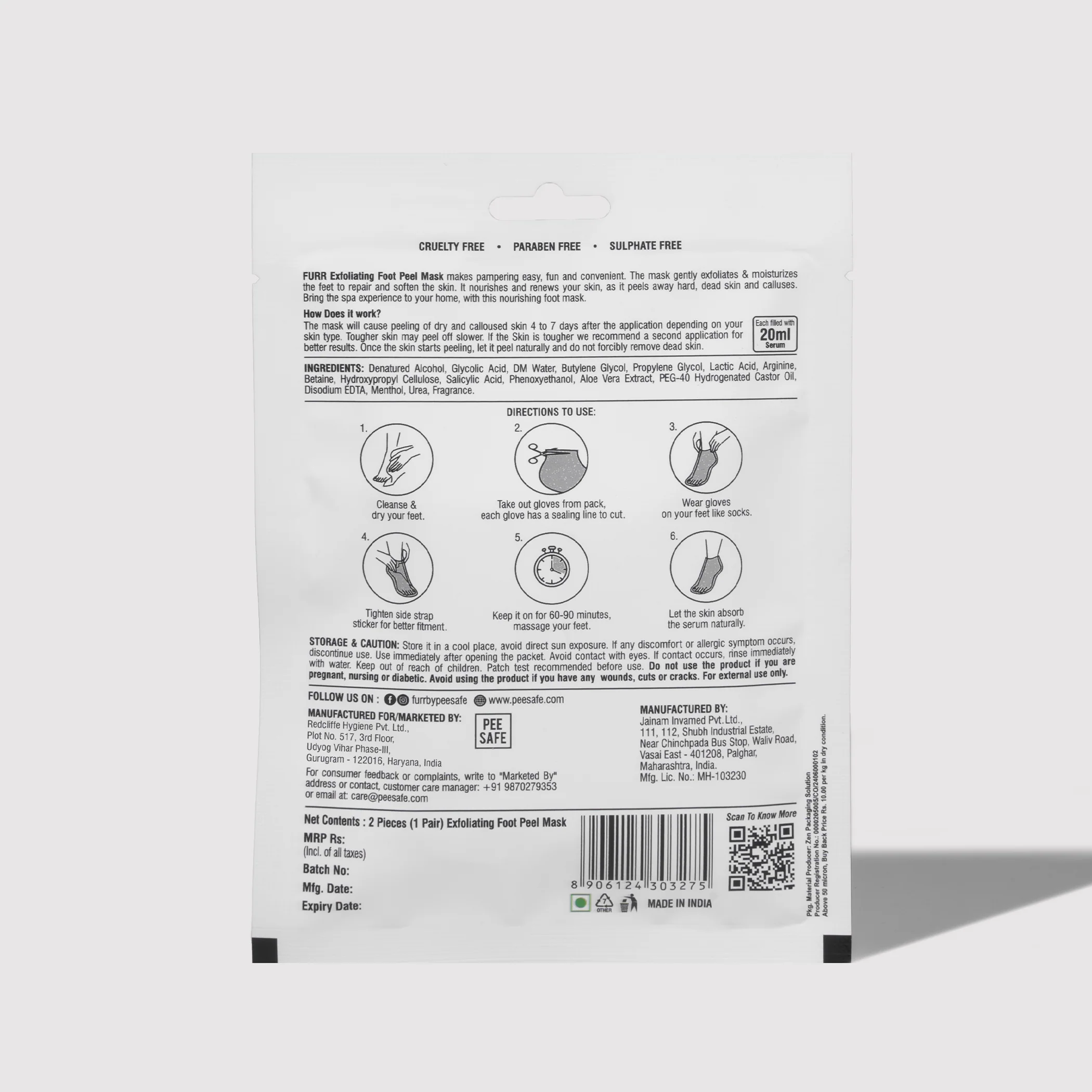 Foot Peel Mask - Pack of 2 - Image 4