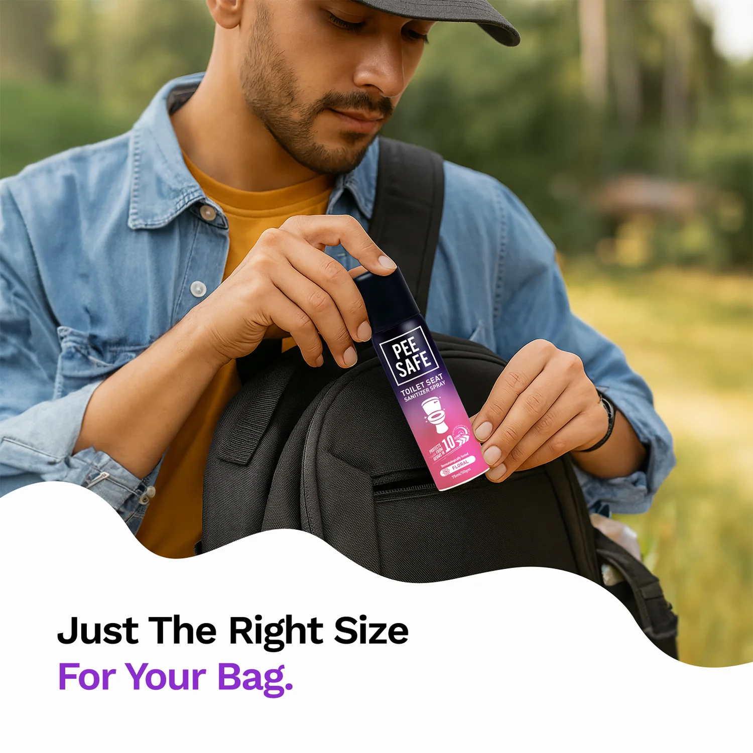 Toilet Seat Sanitizer Spray (Floral) - 75 ML - Image 11