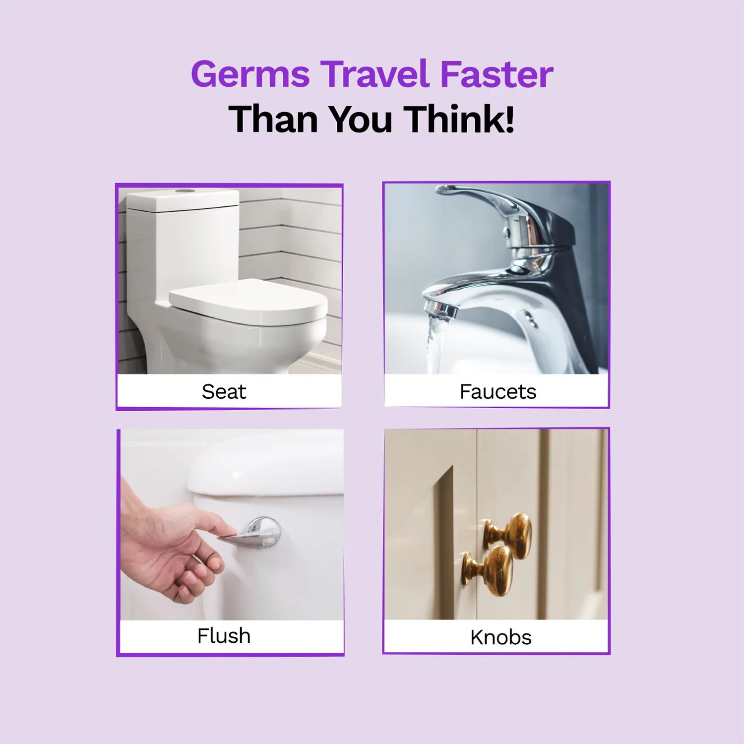 Toilet Seat Sanitizer Spray (Floral) - 75 ML - Image 9