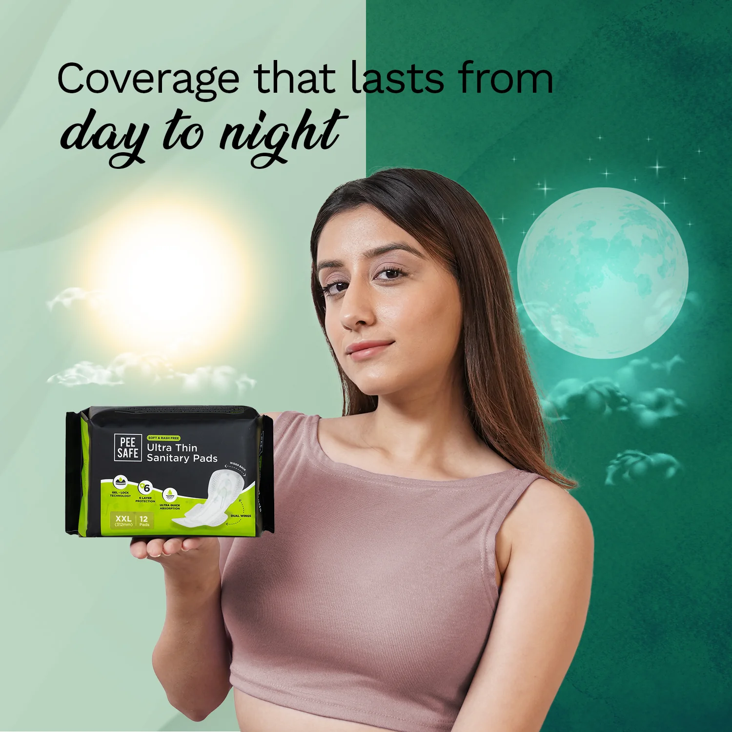 Ultra Thin Sanitary Pads - XXL (12 Pads) - Image 6