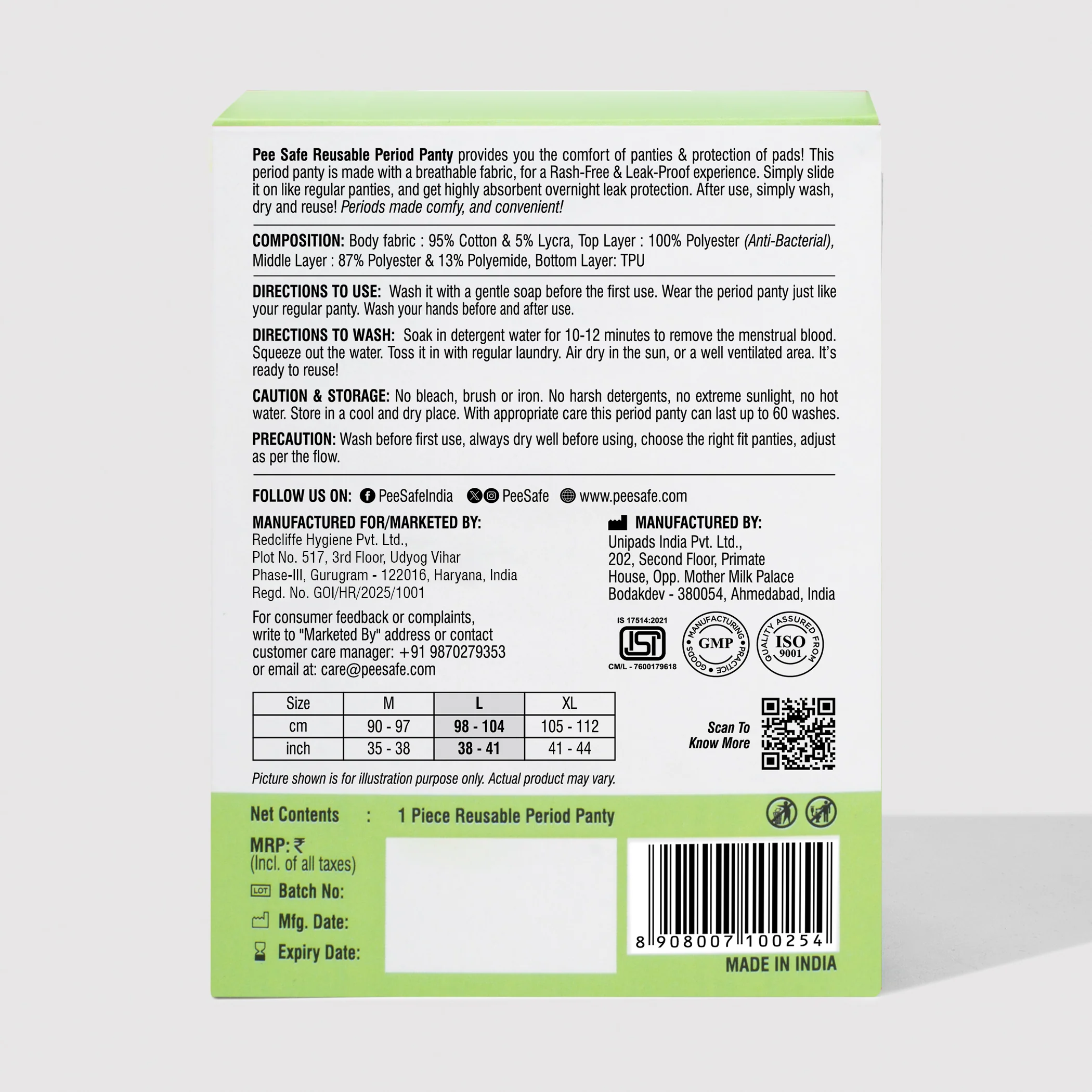 Reusable Period Panty - Large - Image 3