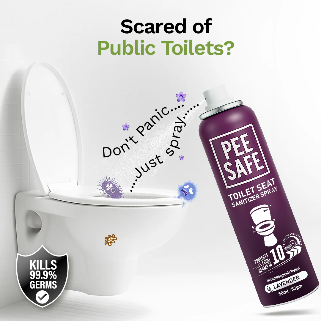 Toilet Seat Sanitizer Spray (Lavender) - 50 ML - Image 3