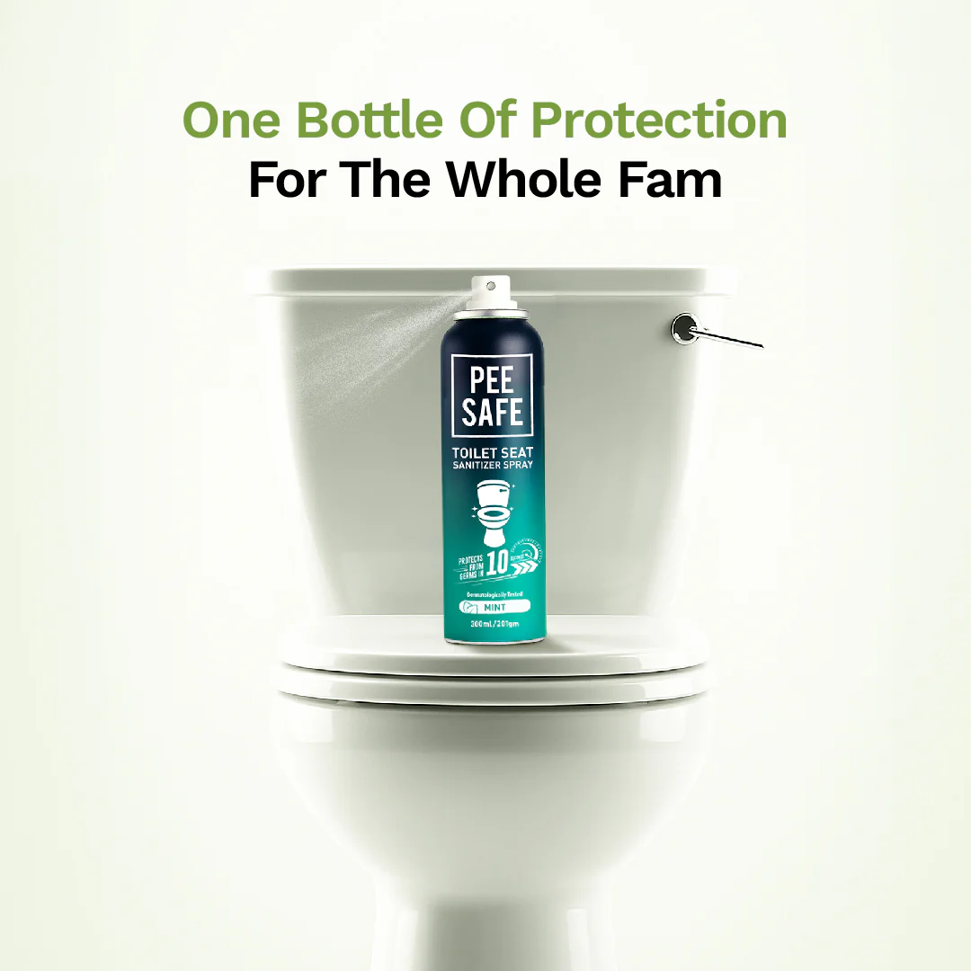 Toilet Seat Sanitizer Spray (Mint) - 300 ML - Image 7