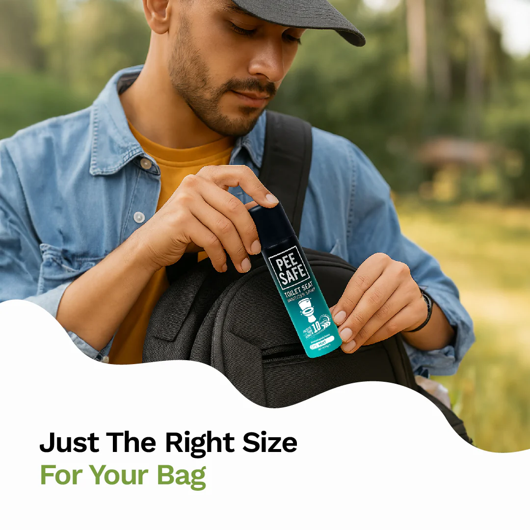 Toilet Seat Sanitizer Spray (Mint) - 75 ML (Pack of 3) - Image 7