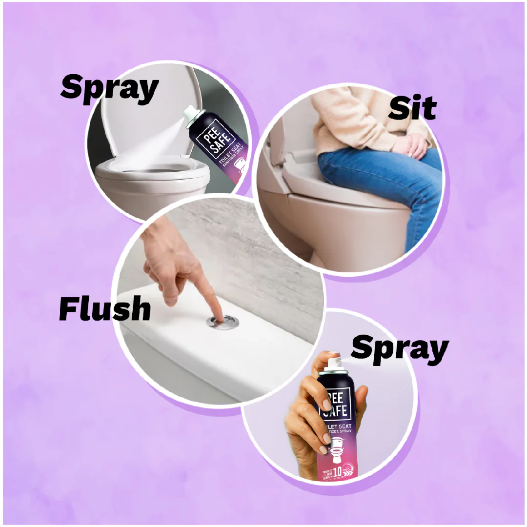 Toilet Seat Sanitizer Spray (Mint, Lavender & Citrus) - 75 ML (Pack of 3) - Image 12