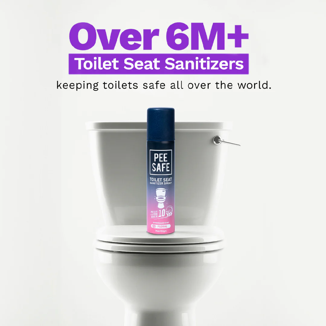 Toilet Seat Sanitizer Spray (Mint, Lavender & Citrus) - 75 ML (Pack of 3) - Image 5