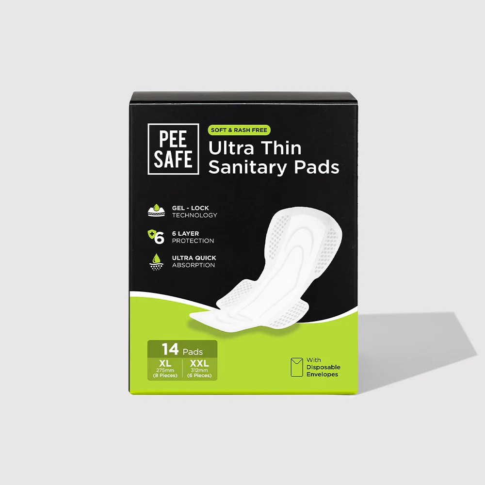 Ultra Thin Sanitary Pad  (8 XL & 6 XXL) - Pack of 14 - Image 8