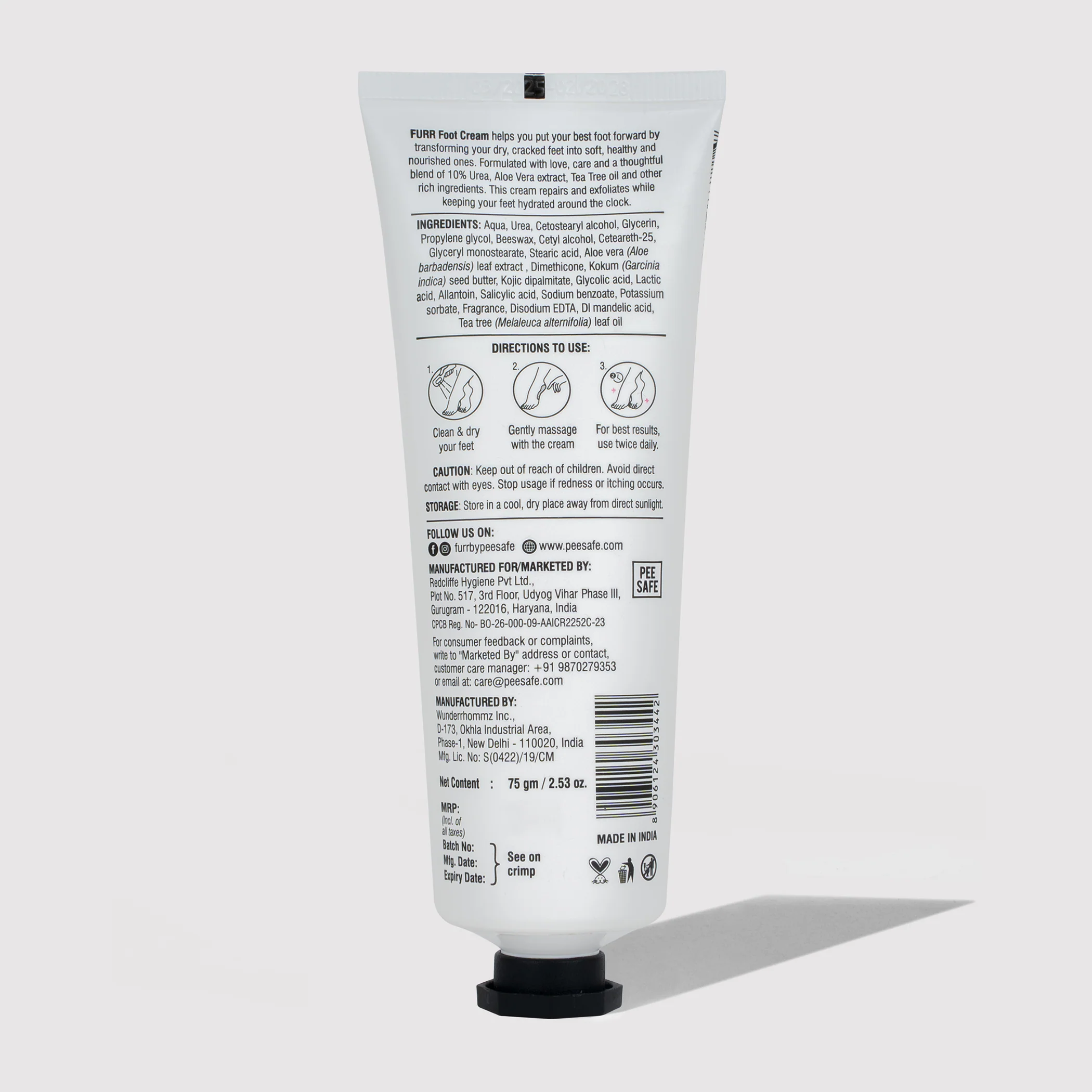 Urea & Natural AHAs Foot Cream - Pack of 2 - Image 4